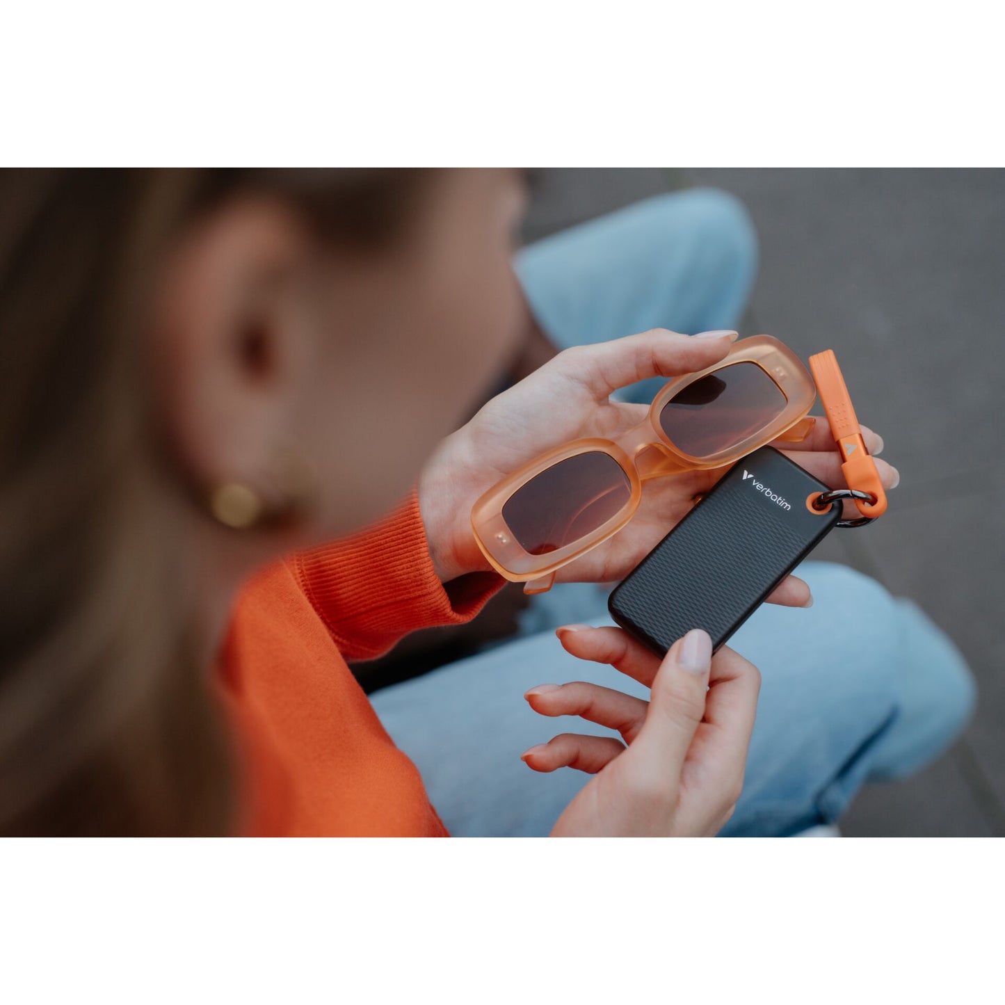 Verbatim Pocket SSD USB 3.2  2TB Black/Orange               32197