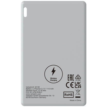 1x2 Verbatim My Finder Card BT schwarz/silber  MYFCR-02BS 32140