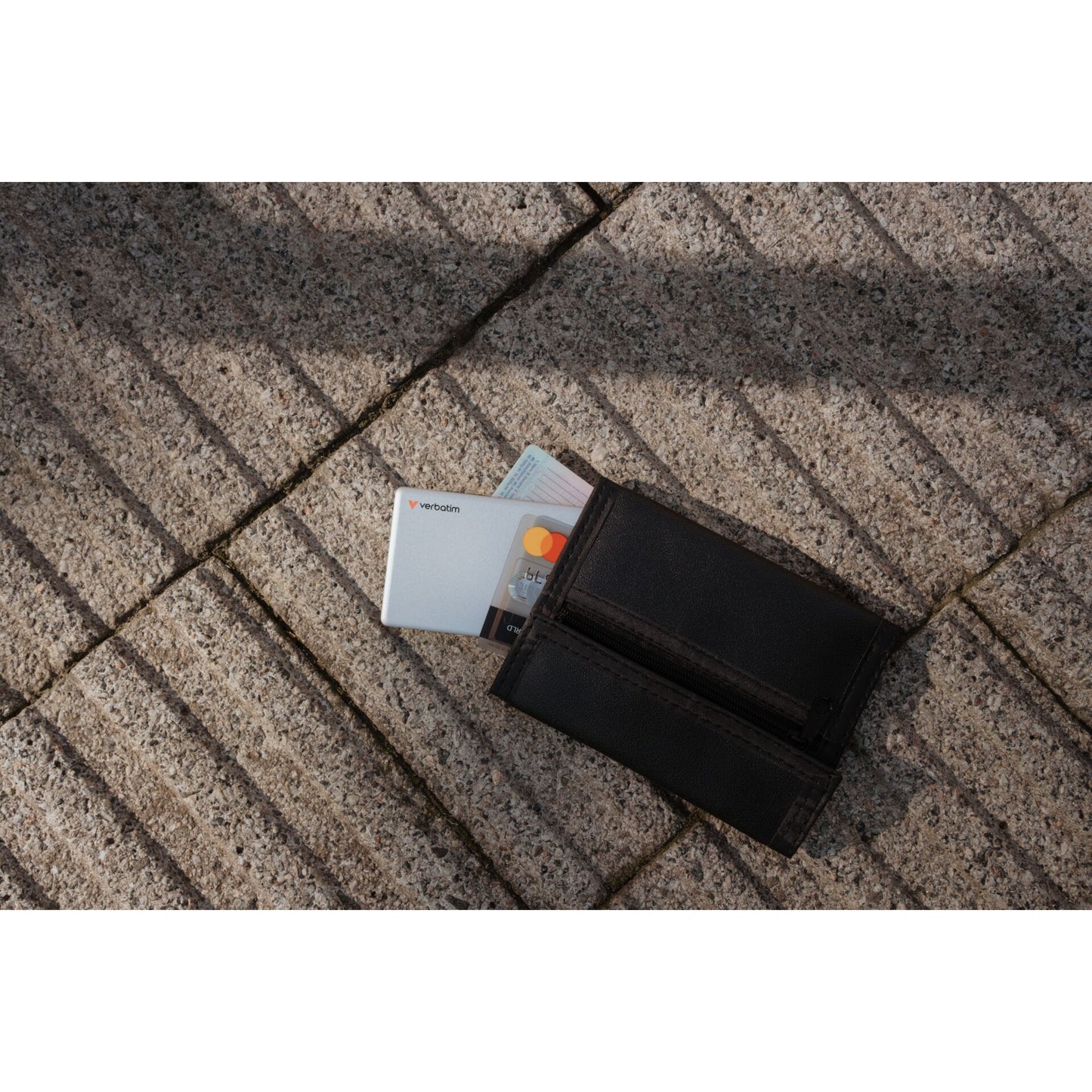 1x2 Verbatim My Finder Card BT schwarz/silber  MYFCR-02BS 32140