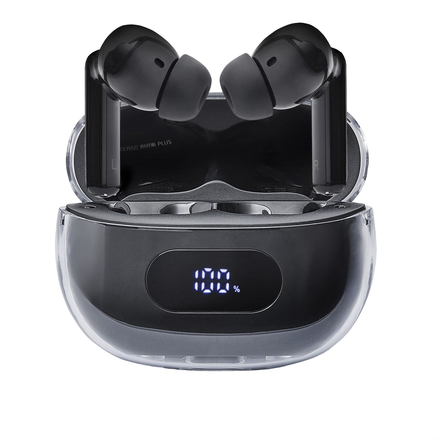 Intenso Buds Plus  dig. Display True Wireless Headphones black