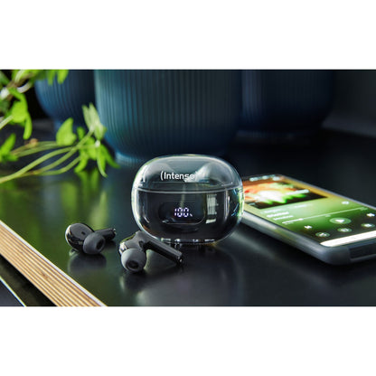 Intenso Buds Plus  dig. Display True Wireless Headphones black