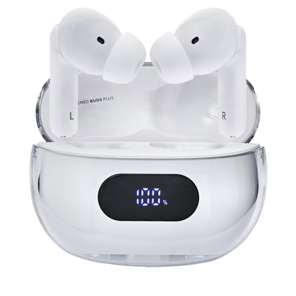 Intenso Buds Plus  dig. Display True Wireless Headphones white