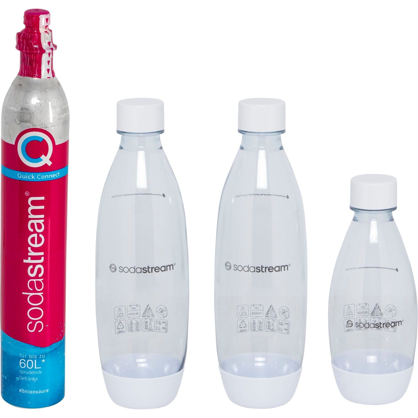 SodaStream Terra weiß Value Pack x3