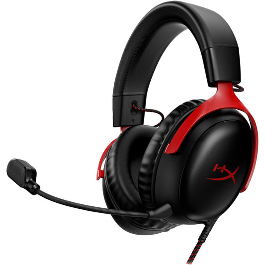HyperX Cloud III, black/red Gaming Headset