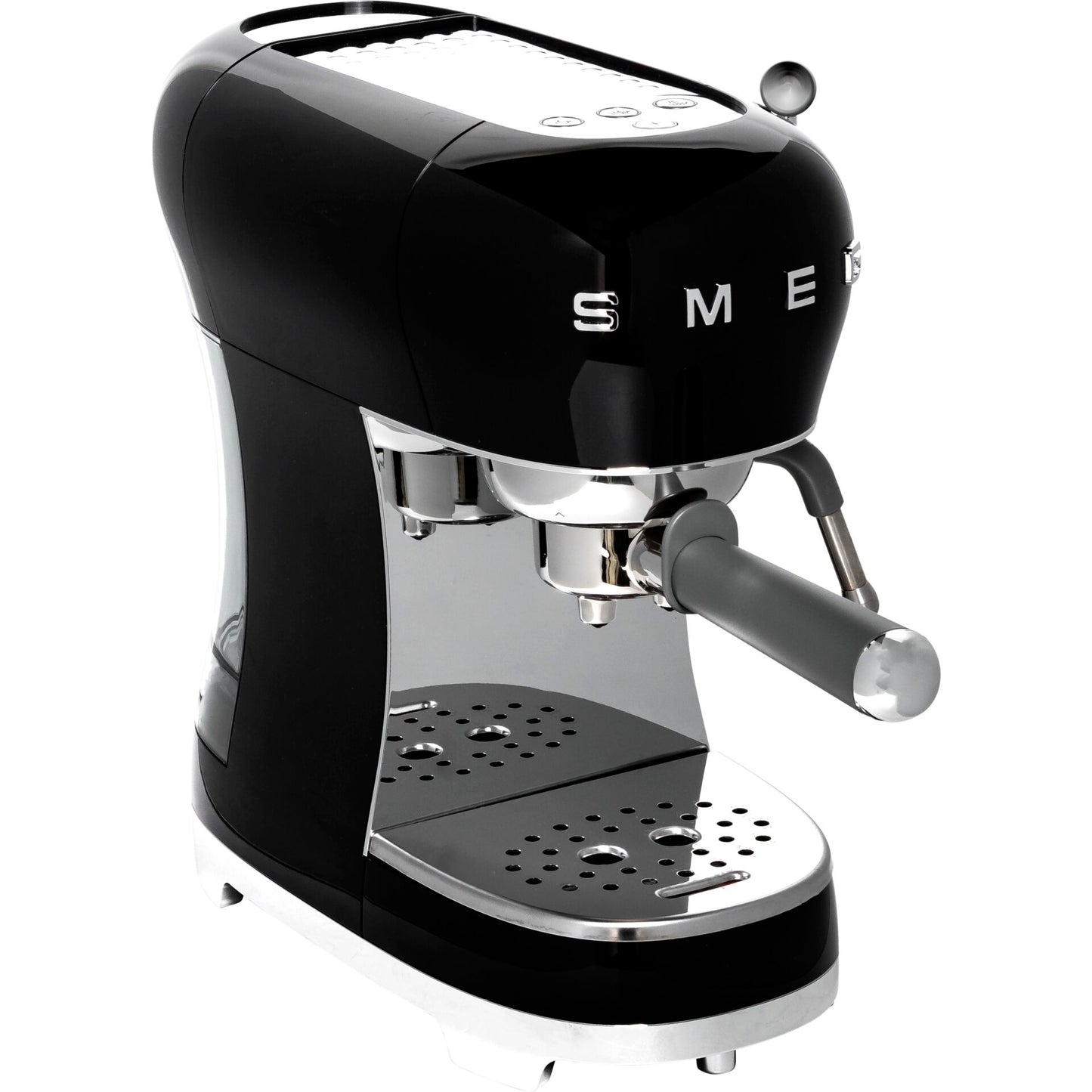 SMEG ECF02BLEU Siebträgermaschine schwarz