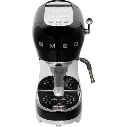SMEG ECF02BLEU Siebträgermaschine schwarz