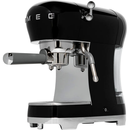 SMEG ECF02BLEU Siebträgermaschine schwarz