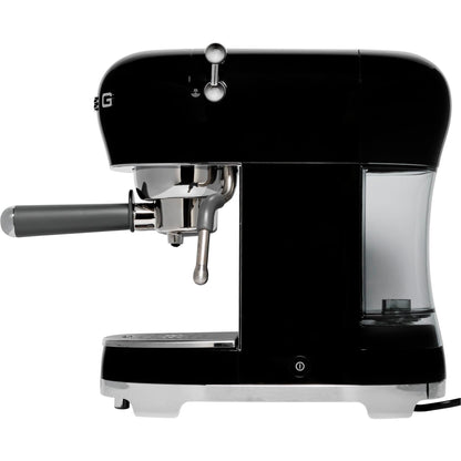 SMEG ECF02BLEU Siebträgermaschine schwarz
