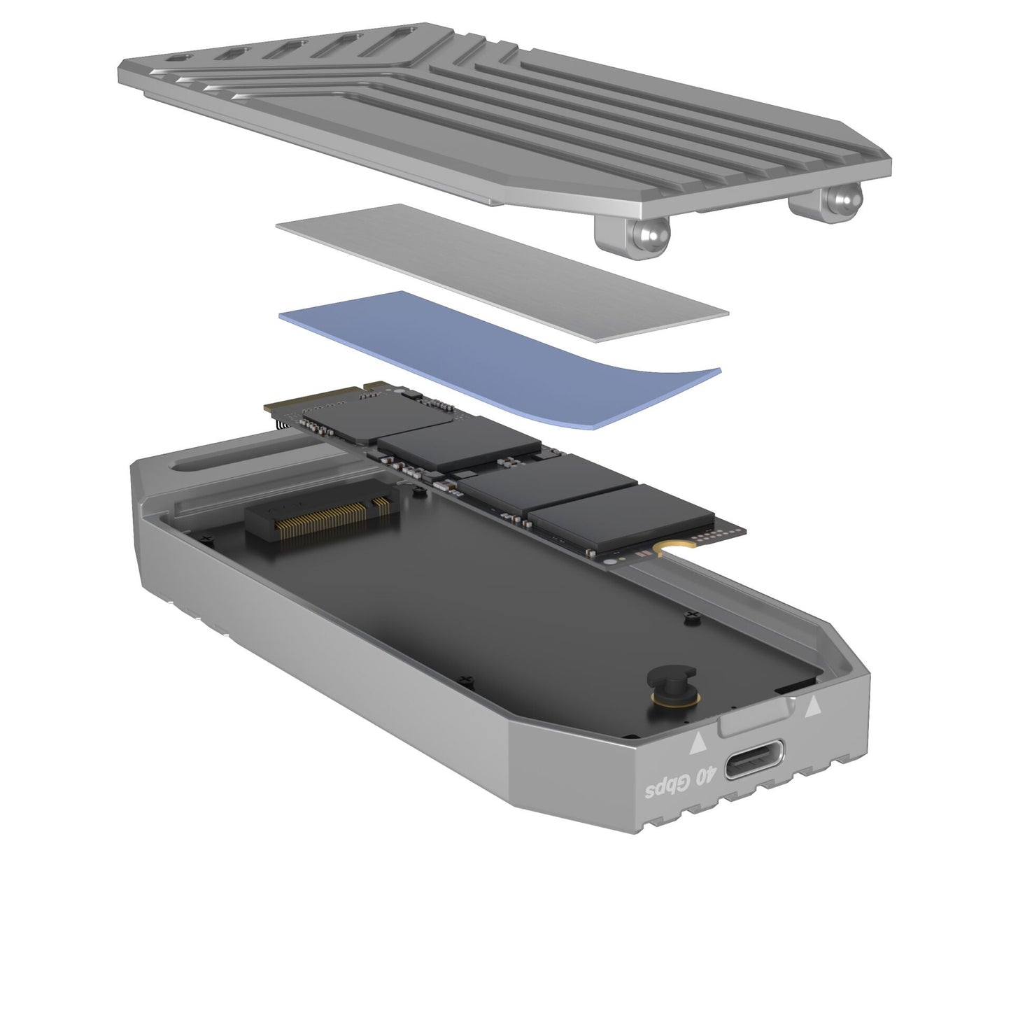RaidSonic ICY BOX IB-1919M-C42 USB4 M.2 NVMe Gehäuse