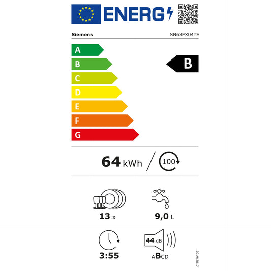 Siemens SN63EX04TE Spüler vollintegriert 60 cm