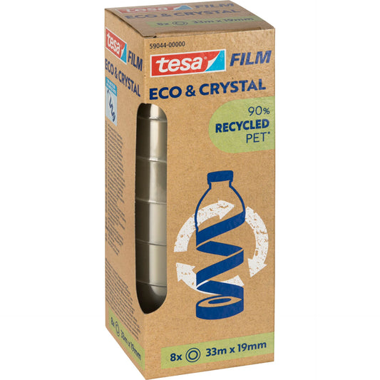 Tesa Klebefilm eco&crystal 19mm x 33m