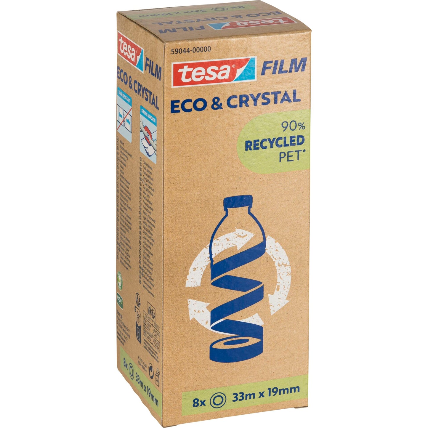 Tesa Klebefilm eco&crystal 19mm x 33m