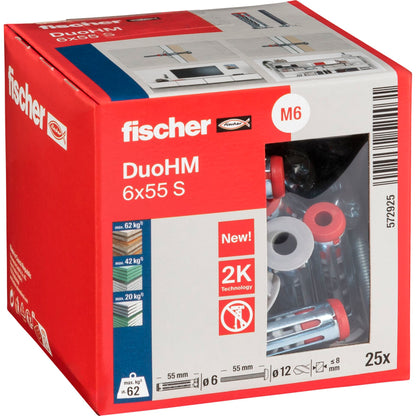 Fischer DuoHM 6x55 S TX 25 pcs.