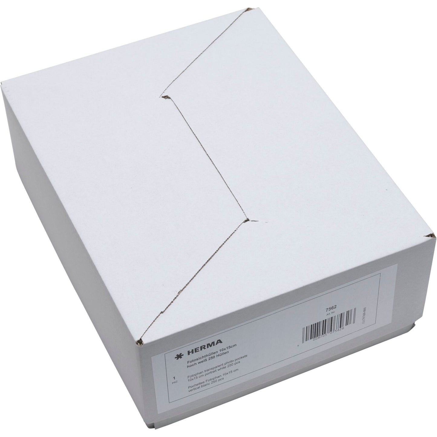 Herma fotophan 10x15 vert. white 250 Sheets                  7562