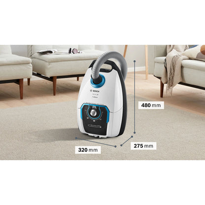 Bosch BGB 75XSIL ProSilence Series 8, white