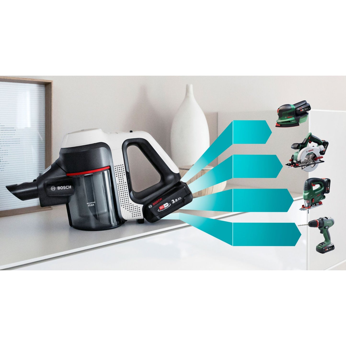 Bosch BSS 711W Unlimited 7 white