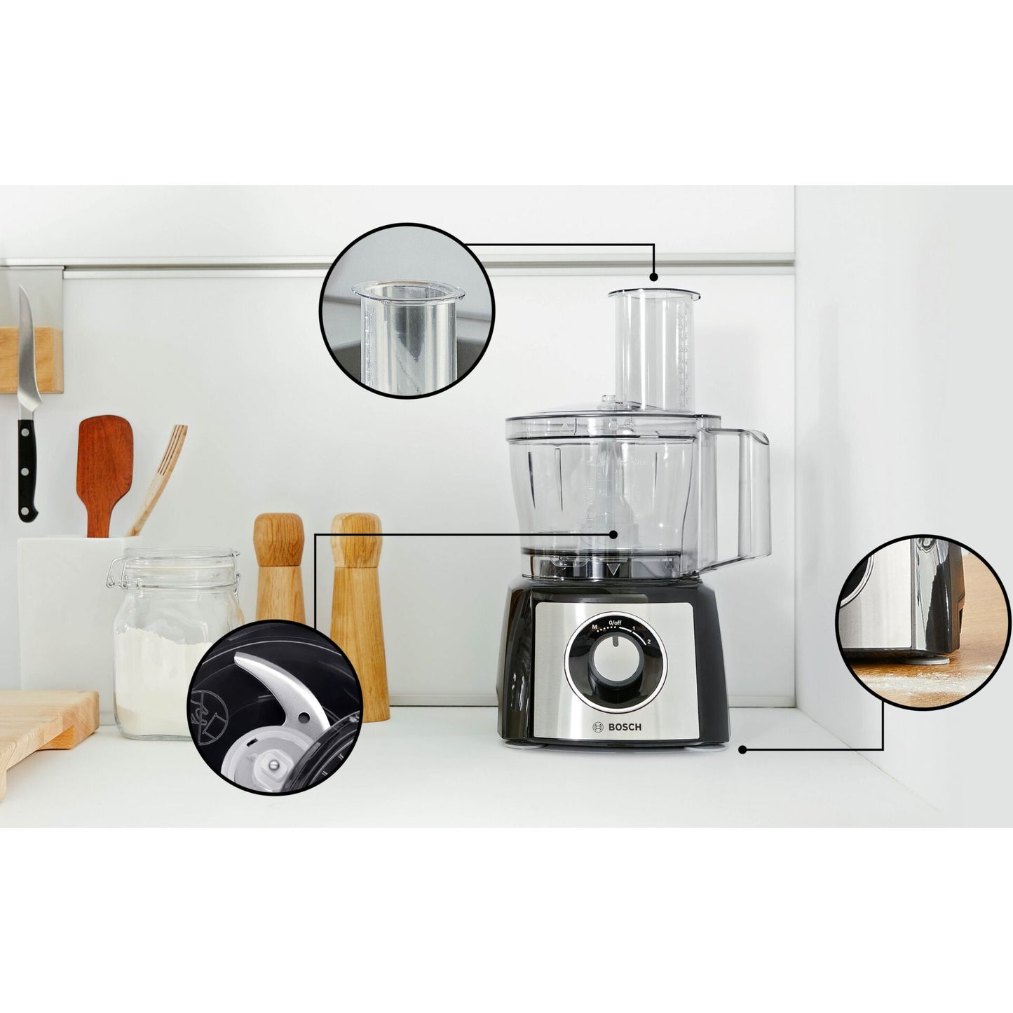 Bosch MCM 3PM386 Foodprocessor MultiTalent 3 blk.