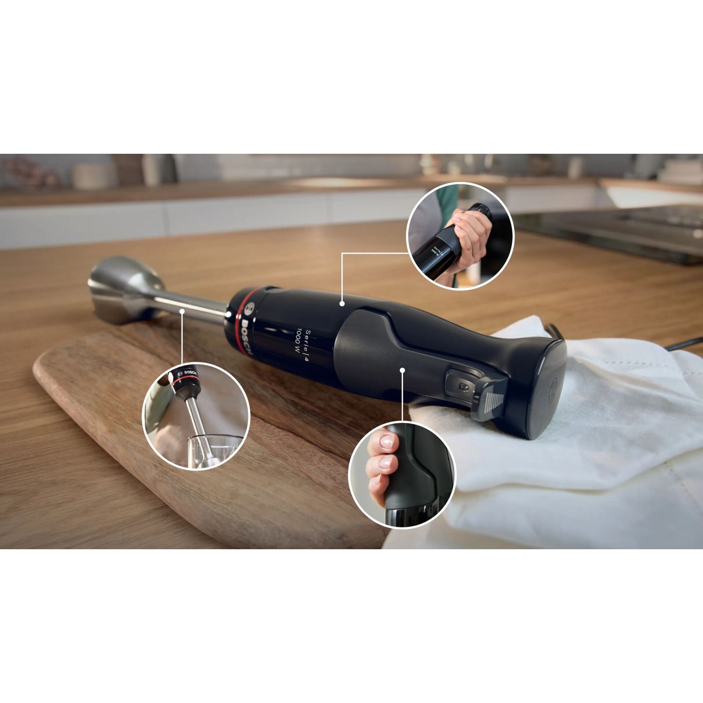 Bosch MSM 4B6V2 ErgoMaster Serie 4 black / grey