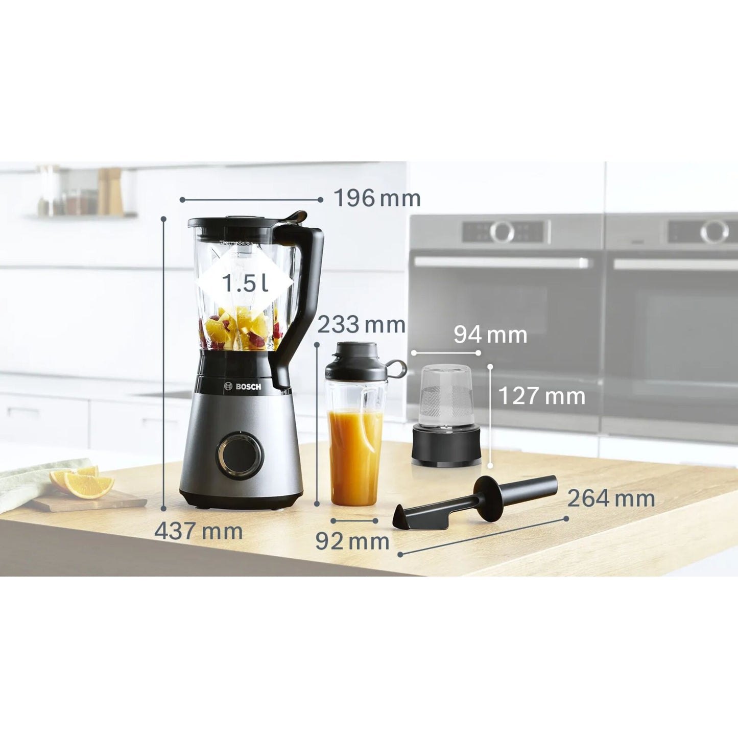 Bosch MMB 6177S Blender VitaPower Serie 4 silver