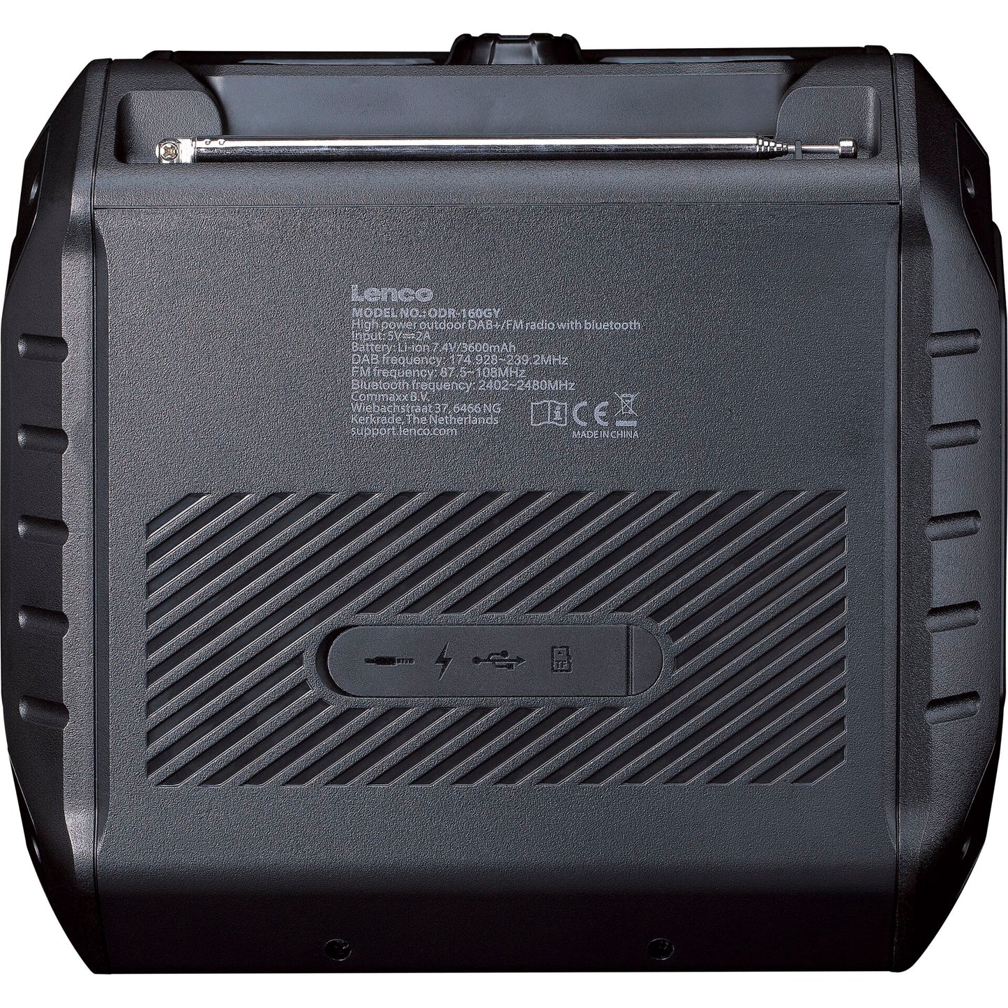 Lenco ODR-160GY grey
