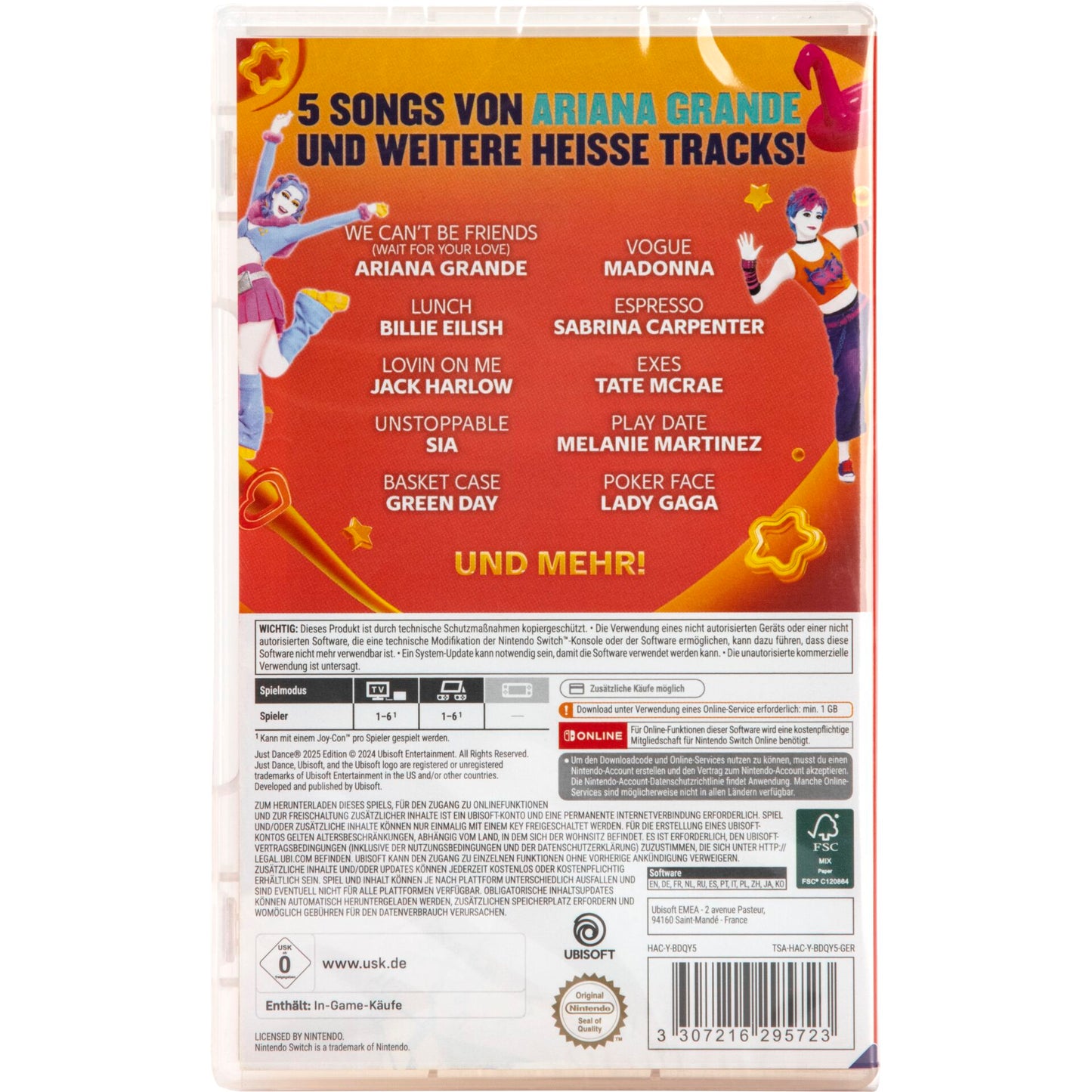 Just Dance 2025 Edition Switch (Code in the Box)