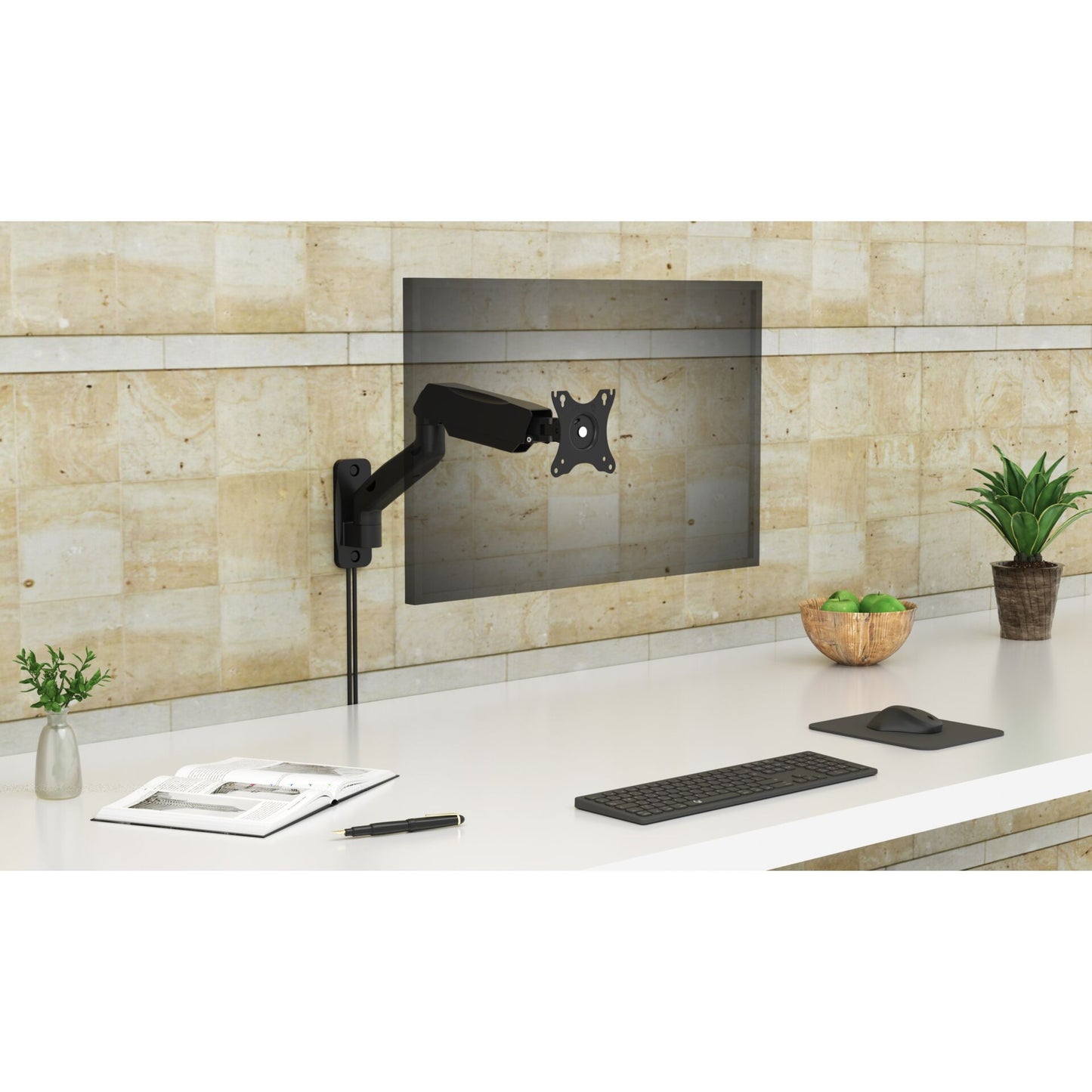 Raidsonic IB-MS103-W Monitorarm für einen Monitor
