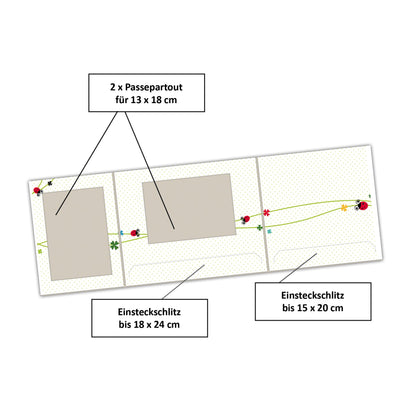 1x25 Daiber  Ladybug   13x18 Children Portrait folders 13308