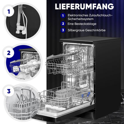 Bomann GSP 7418 black 45 cm