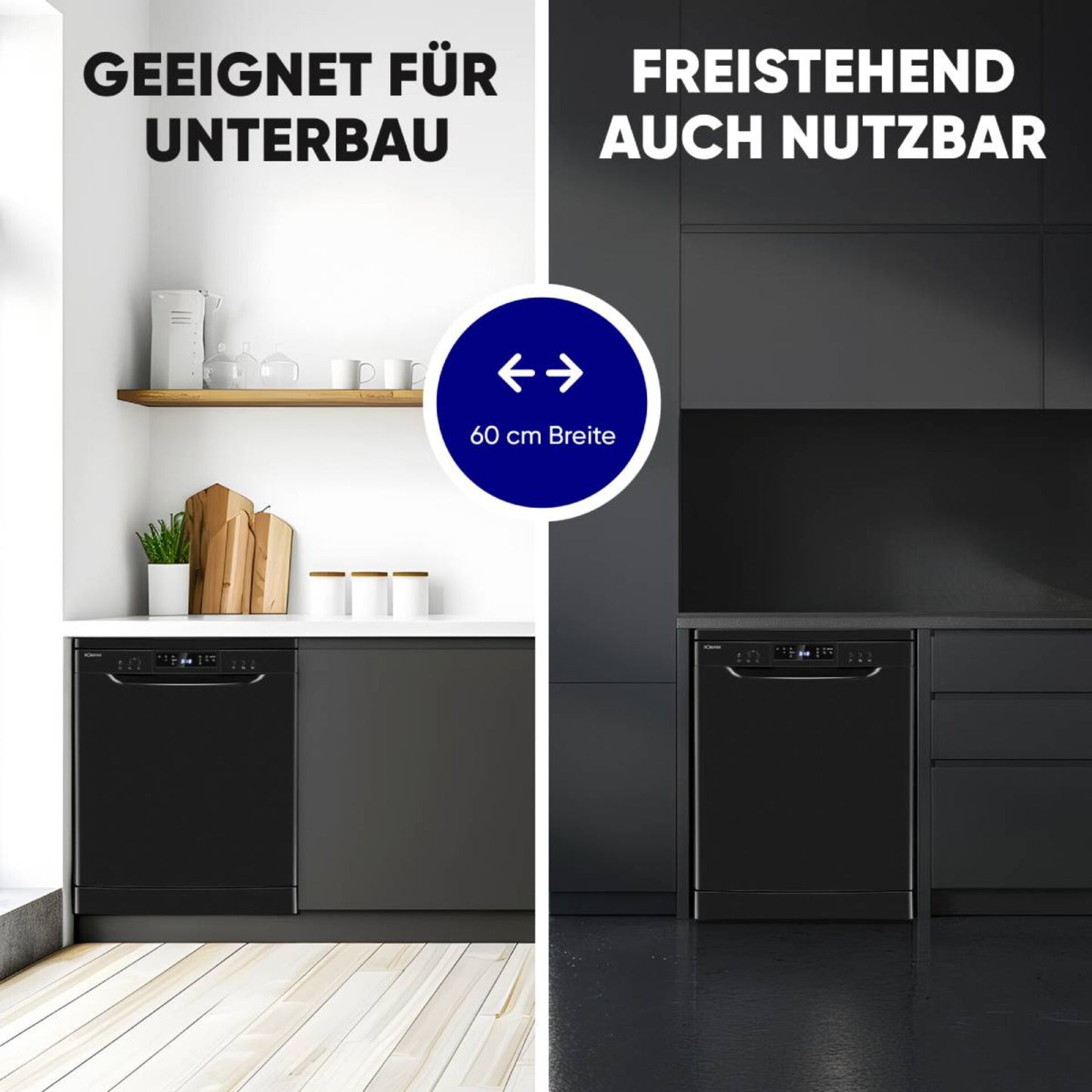 Bomann GSP 7419 black 60 cm