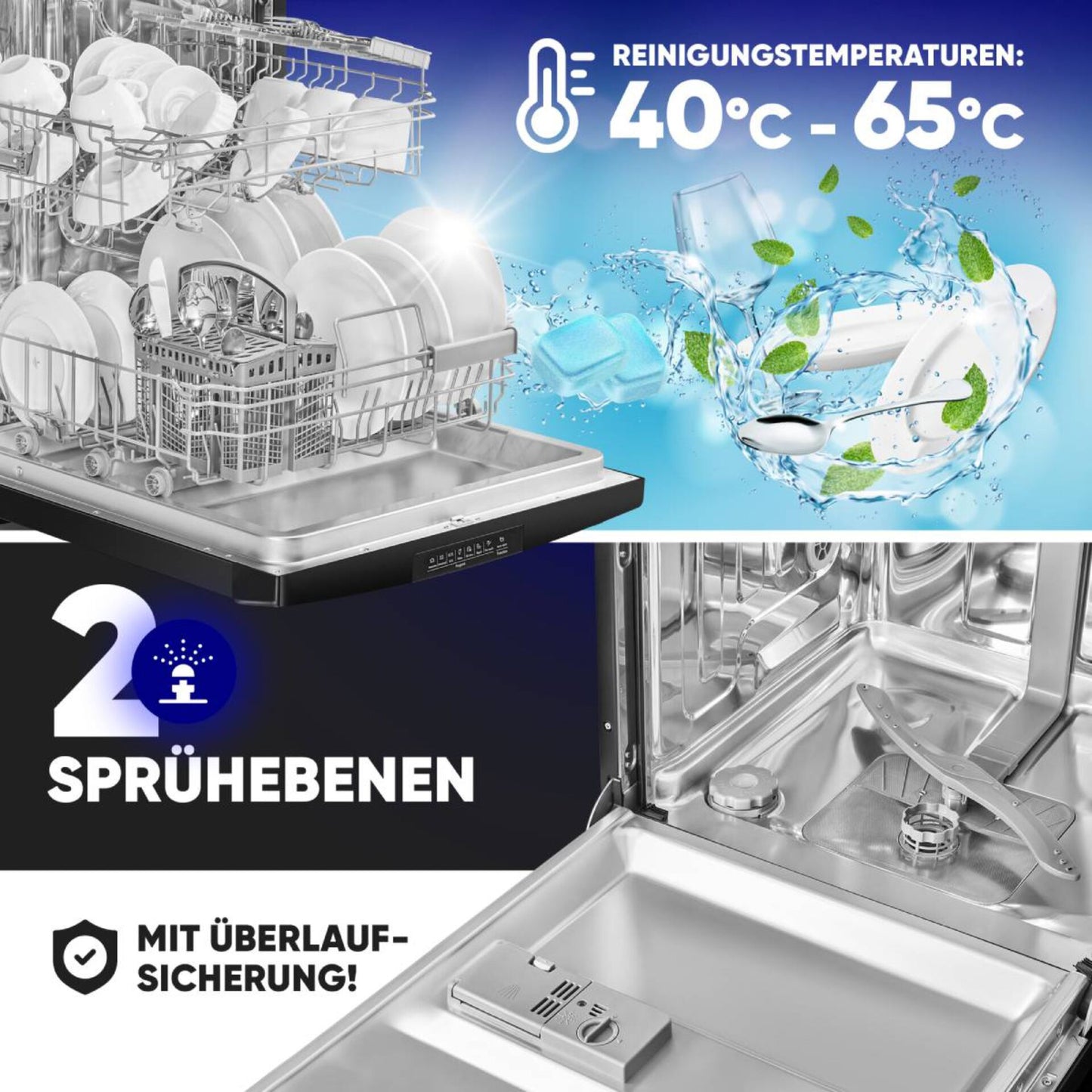 Bomann GSP 7419 black 60 cm