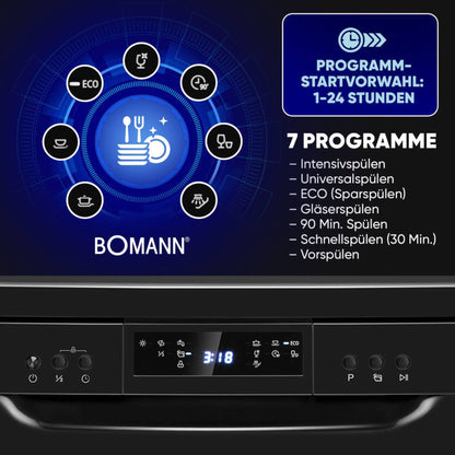 Bomann GSP 7419 black 60 cm