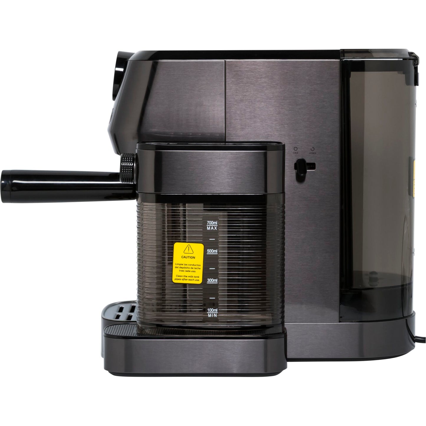 CECOTEC Cafetera PowerEspresso 20 Steel Pro Latte