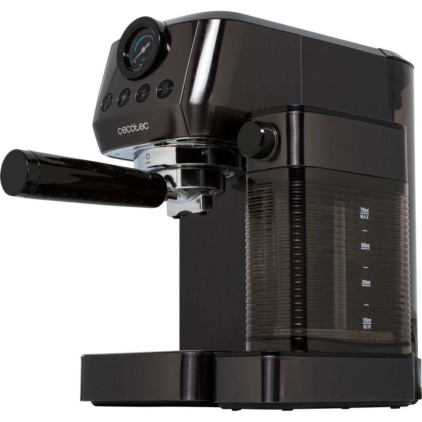 CECOTEC Cafetera PowerEspresso 20 Steel Pro Latte