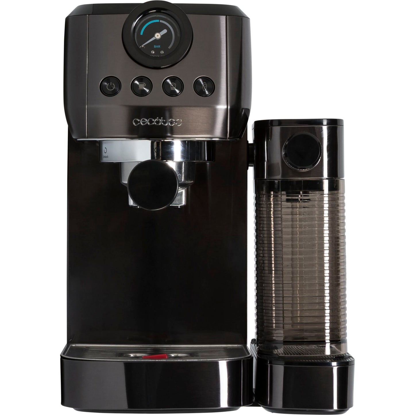 CECOTEC Cafetera PowerEspresso 20 Steel Pro Latte