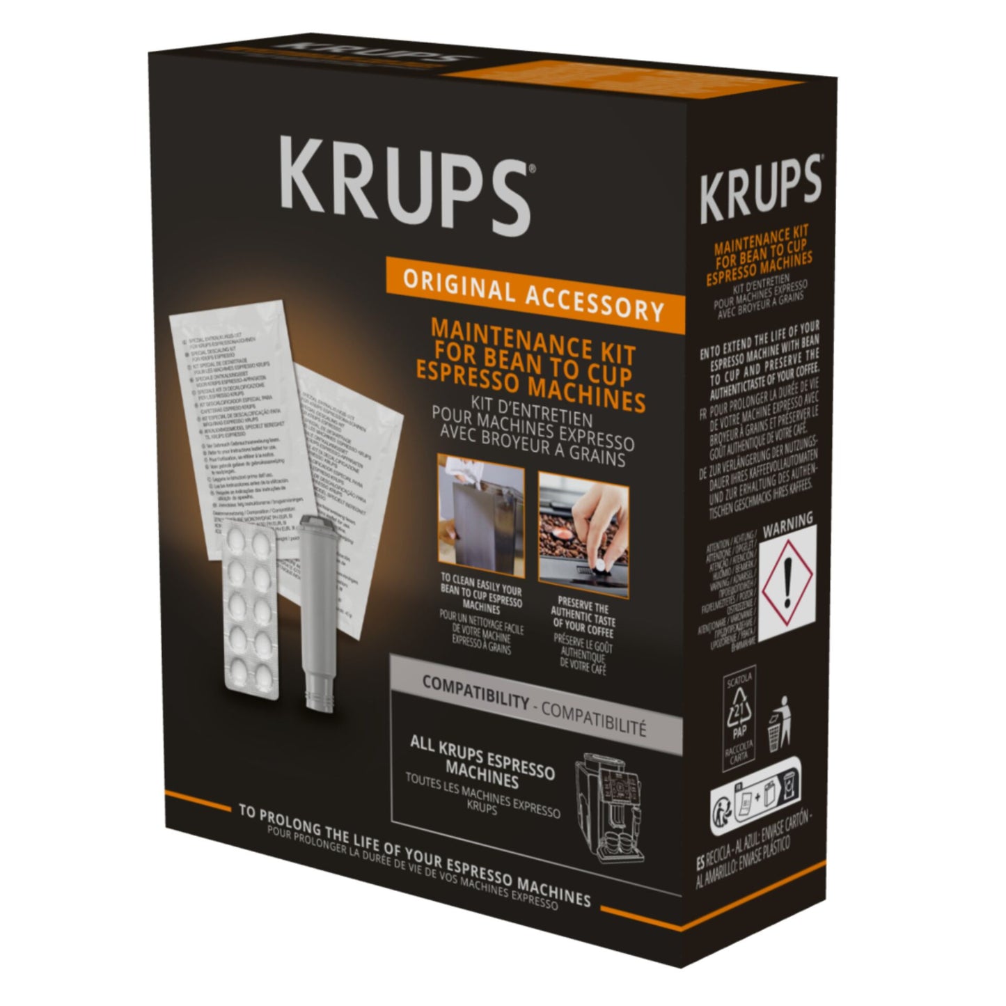 Krups XS 5300 cleaning and maintenance set
