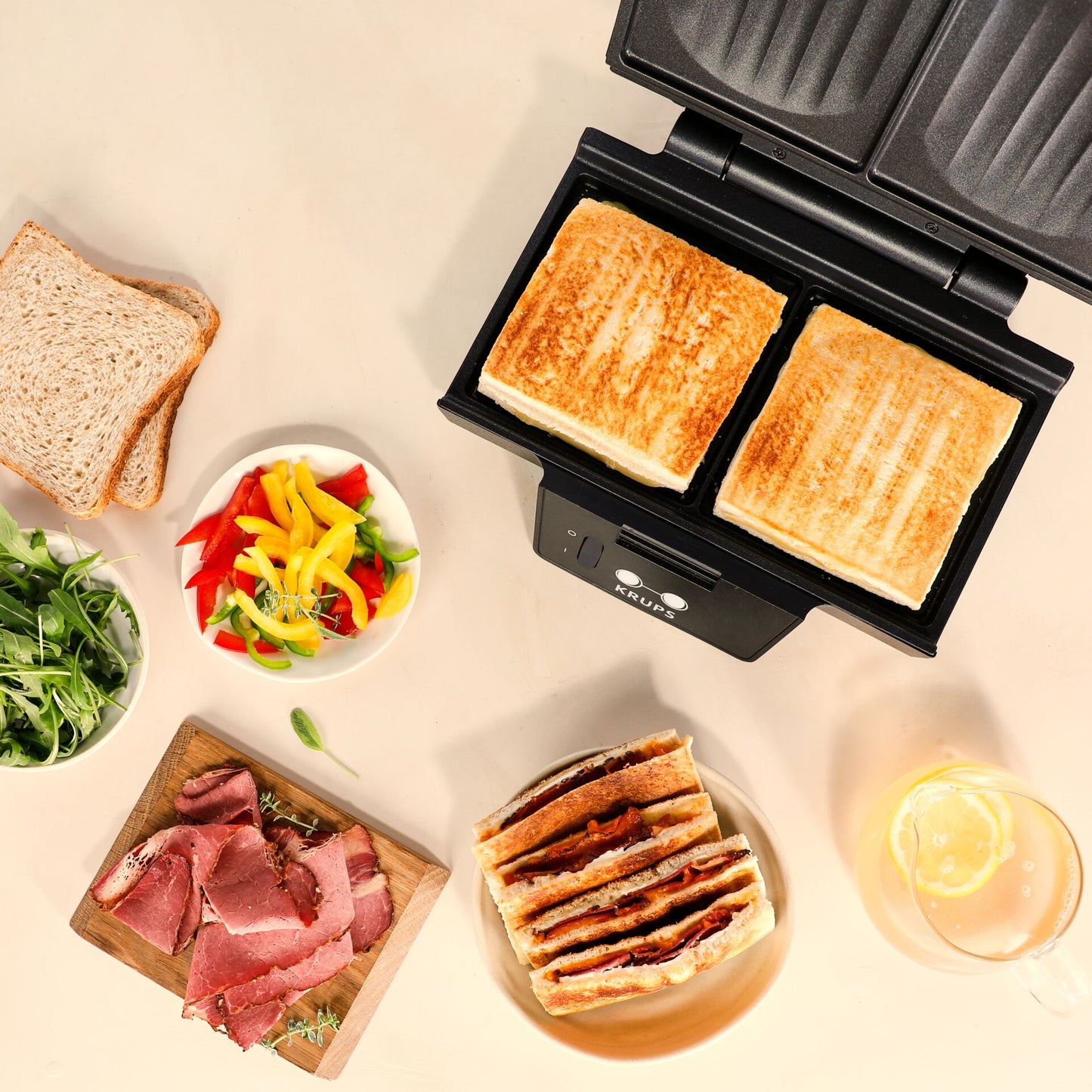 Krups FDK 462 sandwich maker black