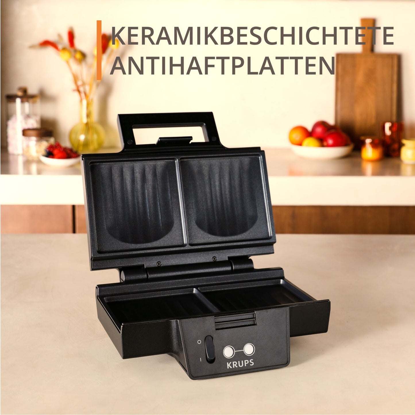 Krups FDK 462 sandwich maker black