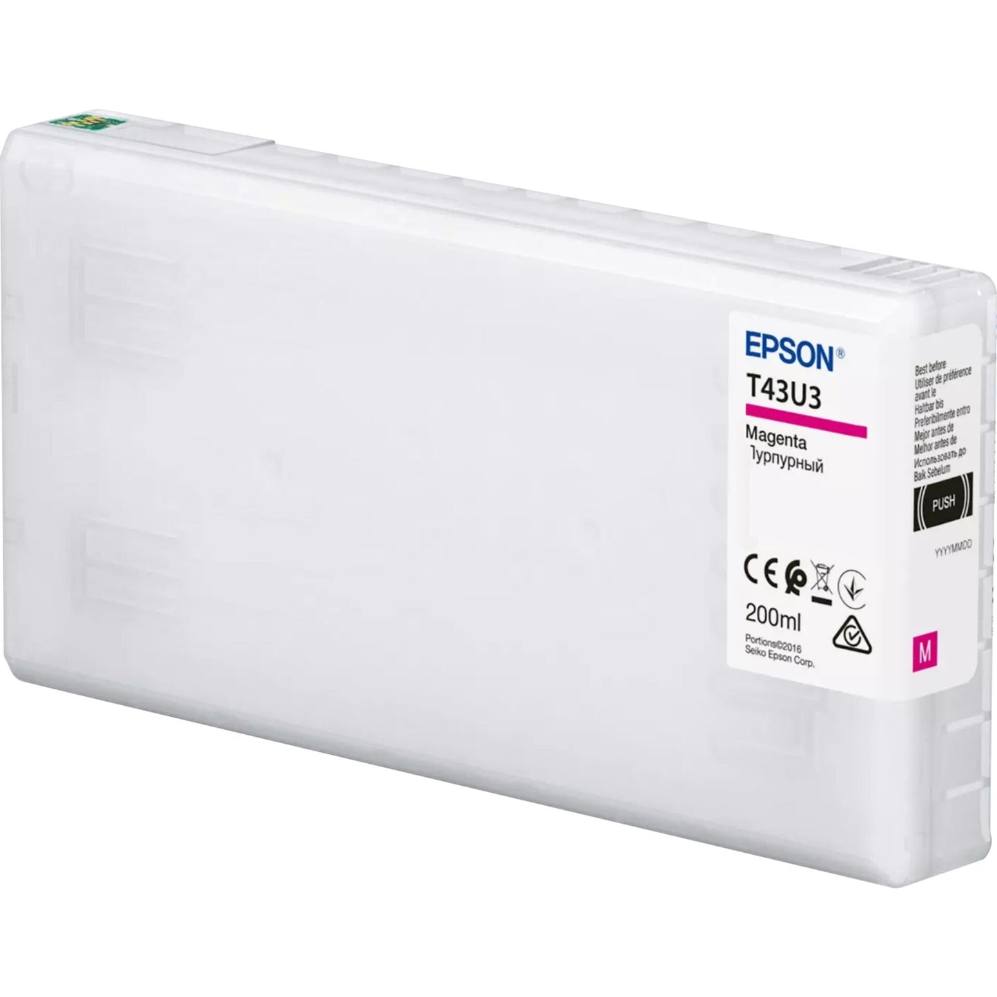 Epson Ink Cartridge magenta T 43U 200 ml            T 43U34N