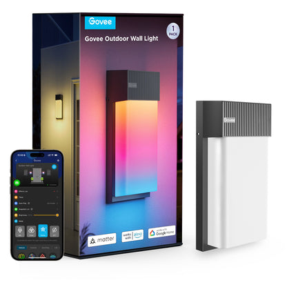 Govee RGBICWW Outdoor Wall Light