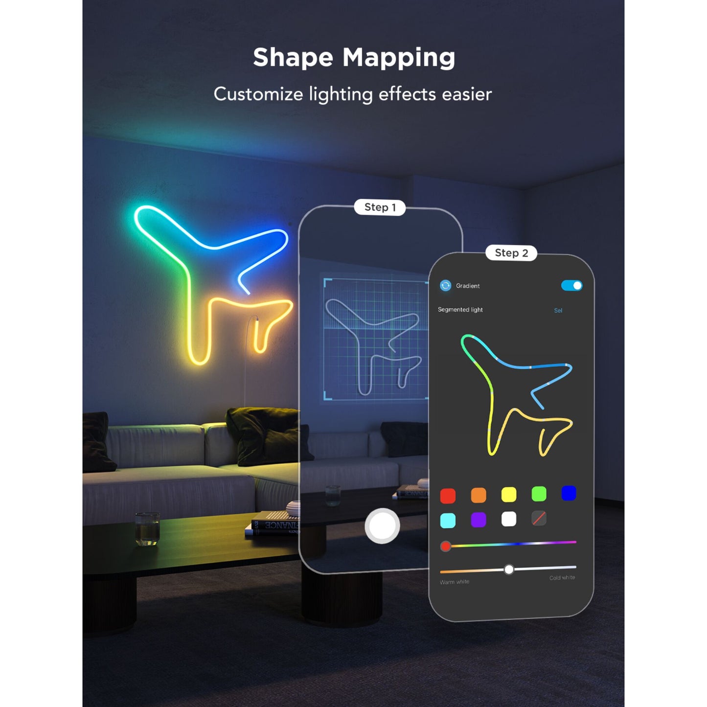 Govee Neon Strip Light 4 Meter White Matter ready