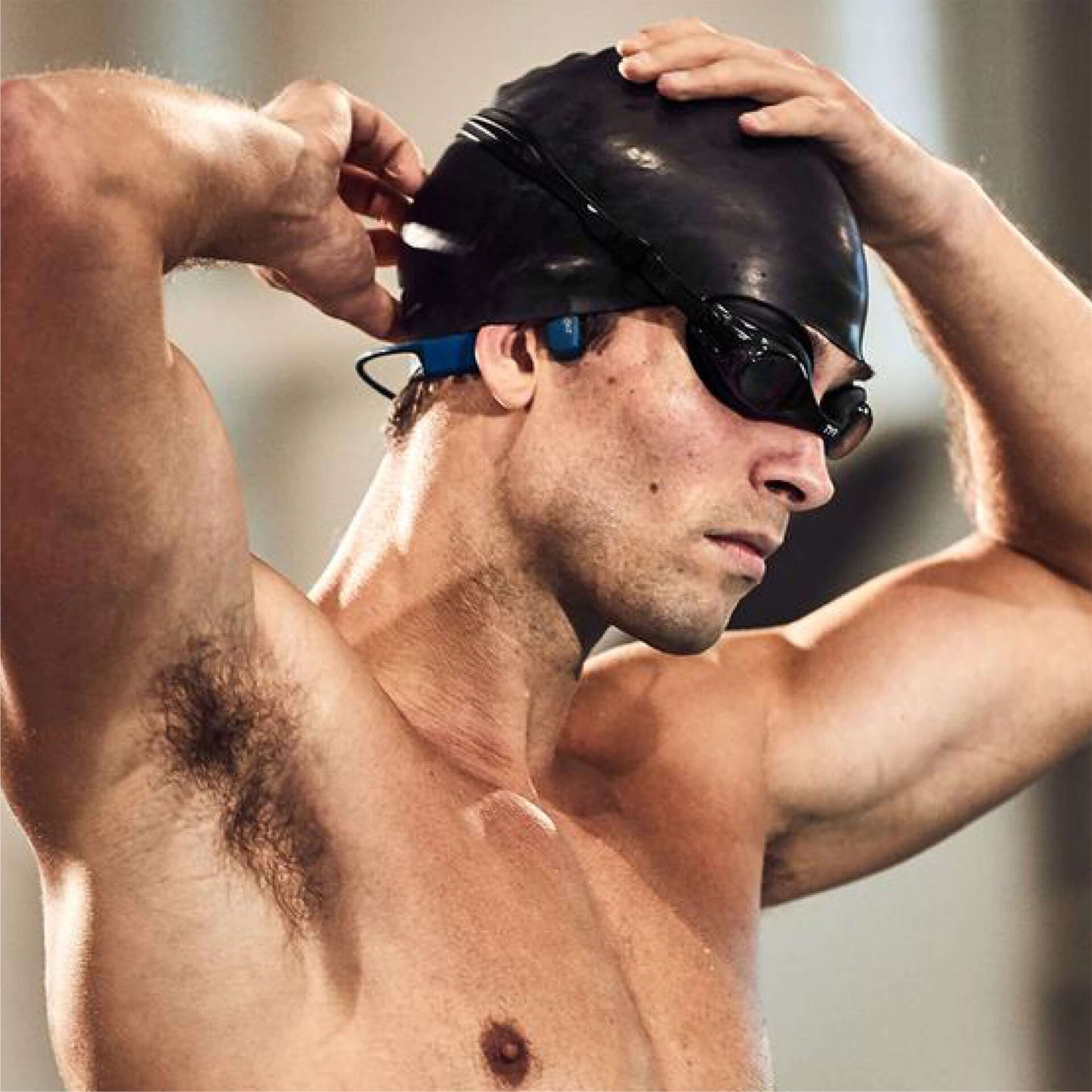 Shokz OpenSwim Blau
