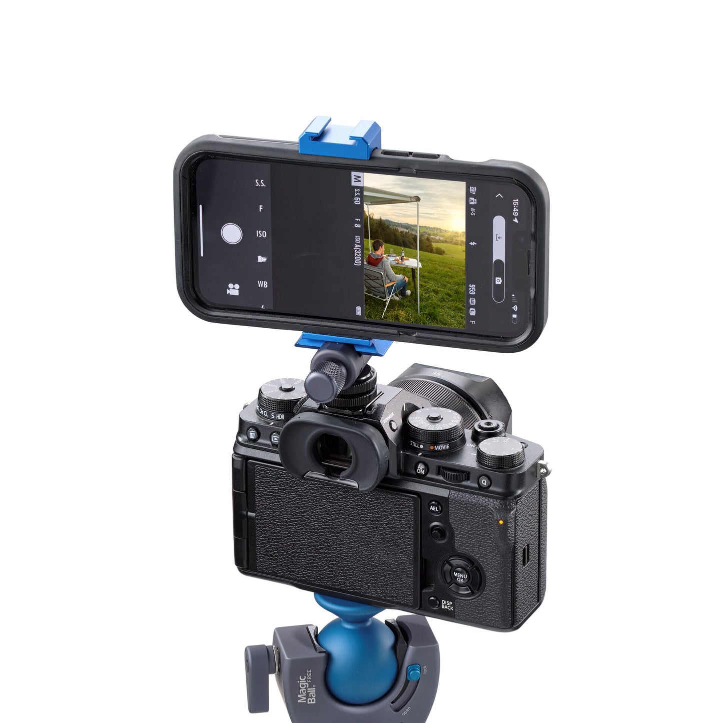 Novoflex Smartphoneklemme Universal 1/4 -Gewinde