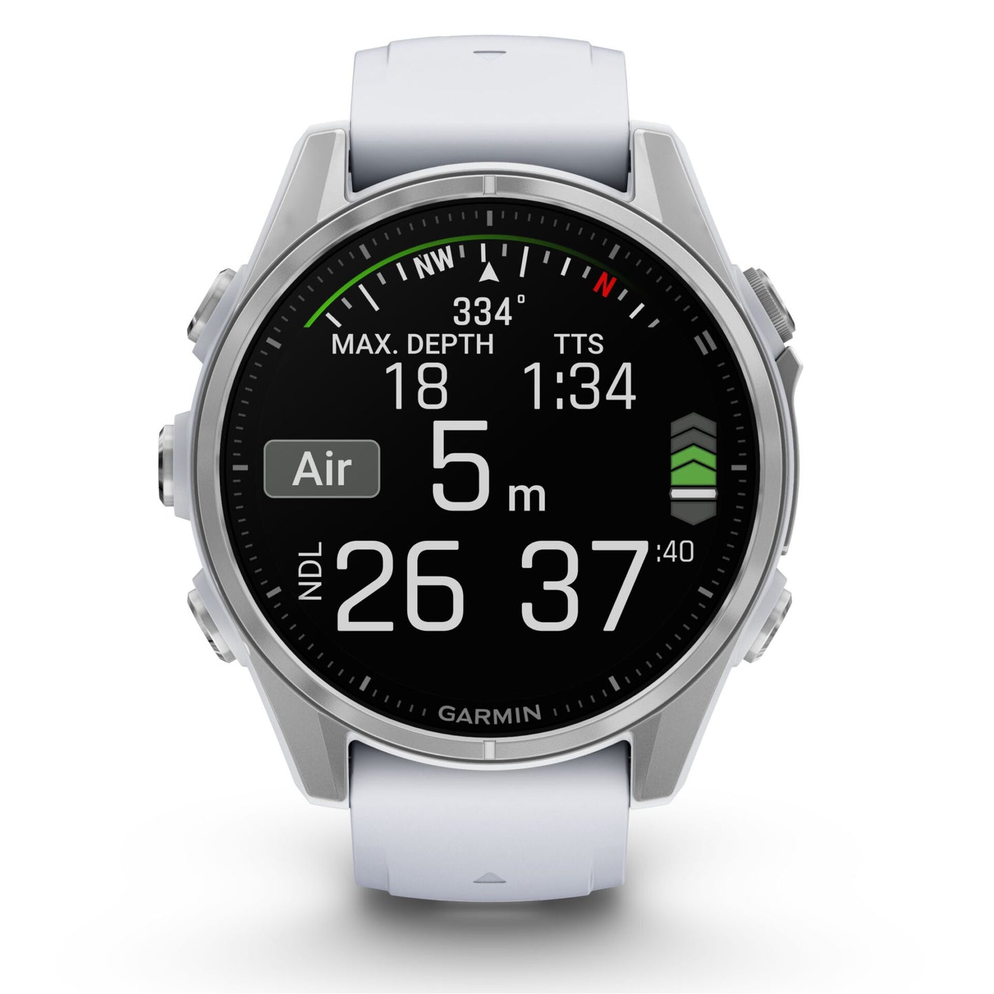 Garmin fenix 8 (43mm) Whitestone/Silver