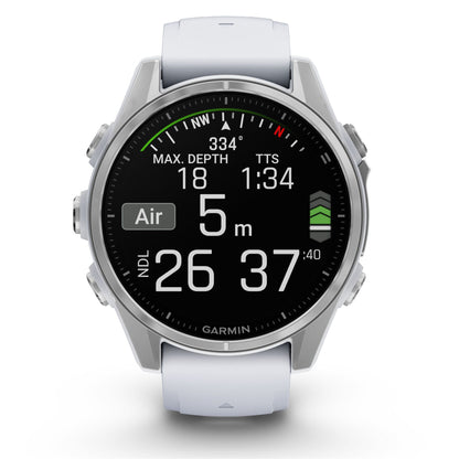 Garmin fenix 8 (43mm) Whitestone/Silver