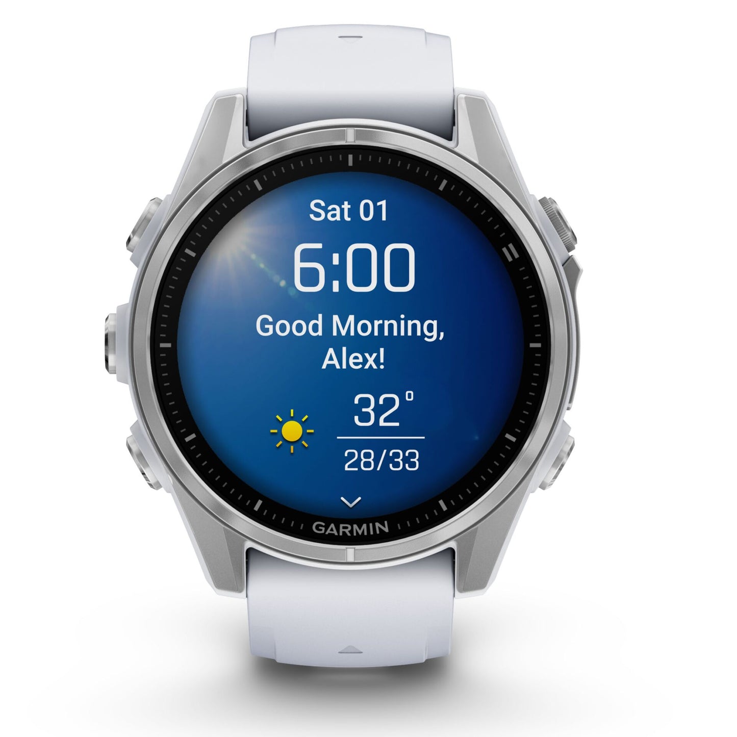 Garmin fenix 8 (43mm) Whitestone/Silver