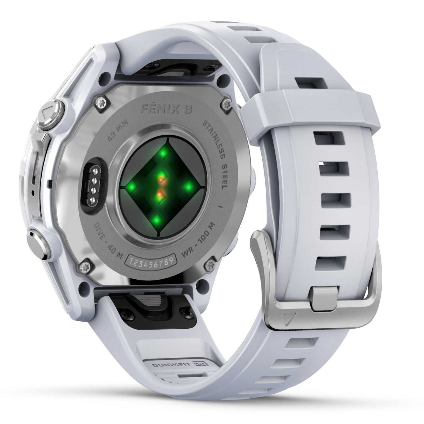 Garmin fenix 8 (43mm) Whitestone/Silver