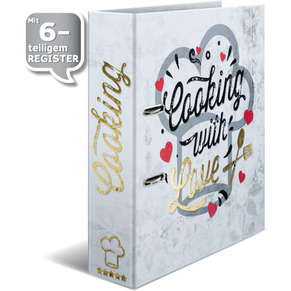 Herma Recipe file Cooking with Love DIN A4                19669