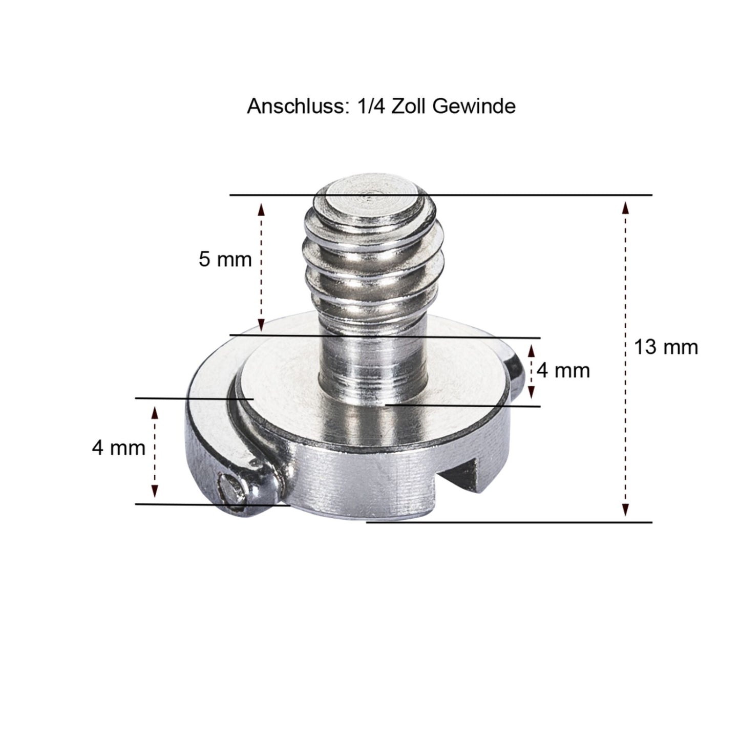 Walimex 2x Kamera Befestigungs- schrauben 1/4