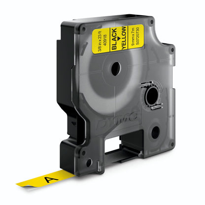 Dymo D1 9mm Black/Yellow labels 40918