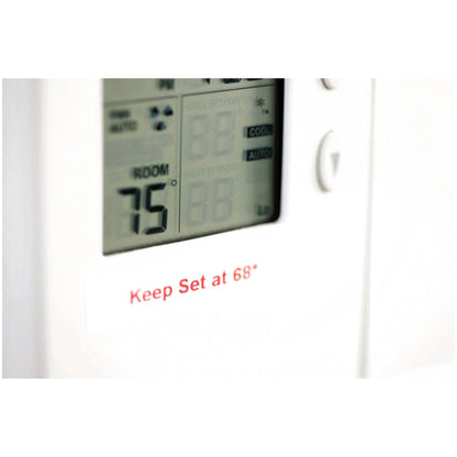 Dymo D1 12mm Red/White labels 45015